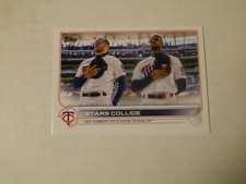 2022 Topps Update Stars Collide Card of Buxton & Correa - Twins