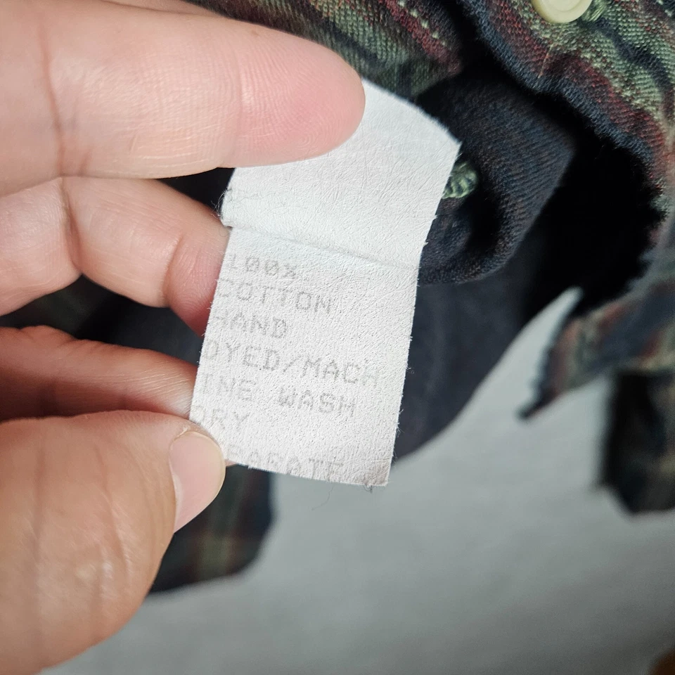 Camisa De Colección CP Tonos Para Mujer Abotonada Cuadros Manga Larga Talla M Foto 4 de 4