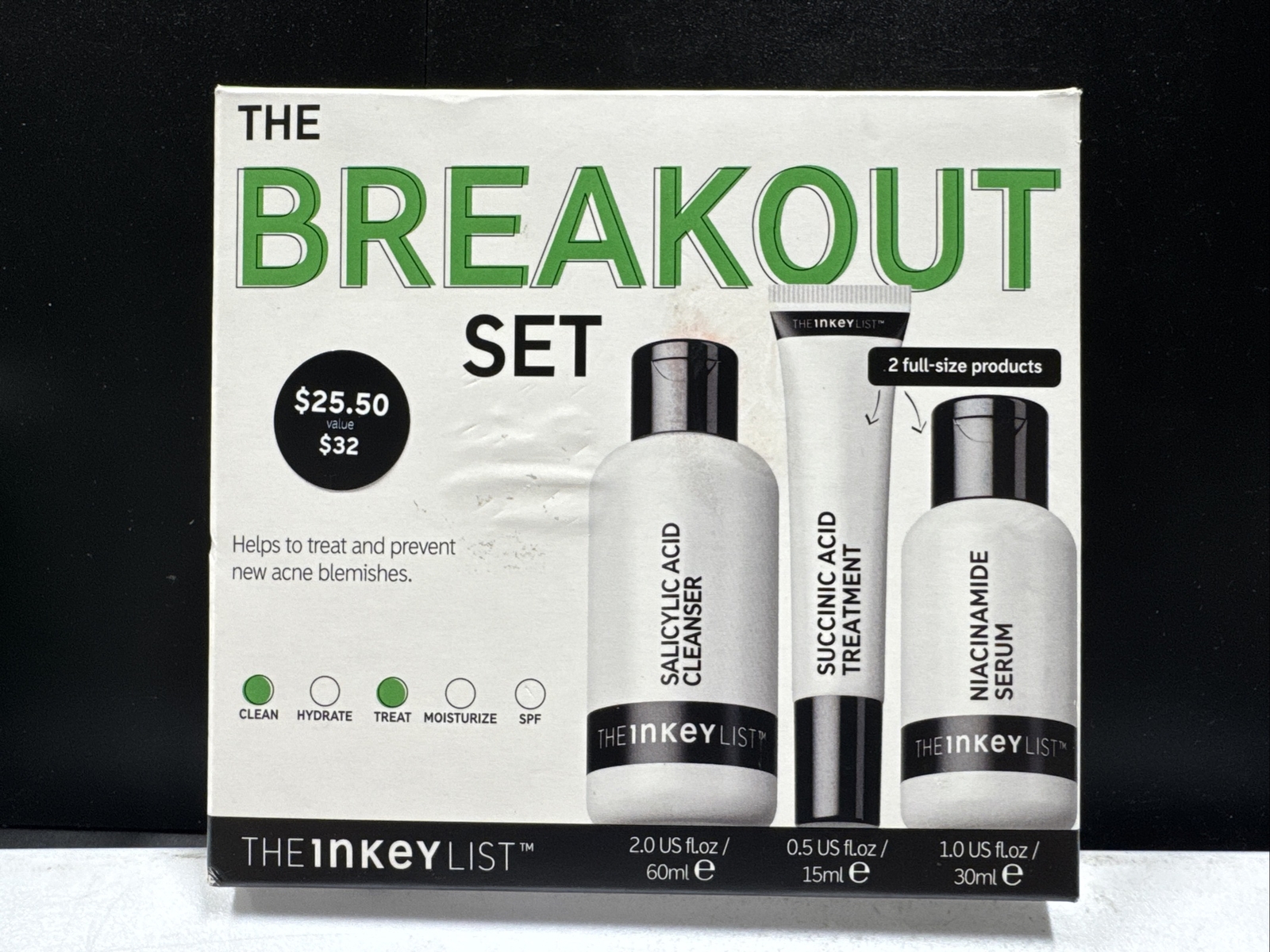 The Breakout Set by The INKEY List &ndash; 3.5 fl oz Clean & Tre