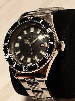 Rare Vintage Citizen Diver Automatic 150M 6261-98 Japan Challenge