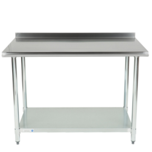 Commercial 30" x 48" Stainless Steel Work Prep Table With 2" Upturn Kitchen NSF - Picture 4 of 12