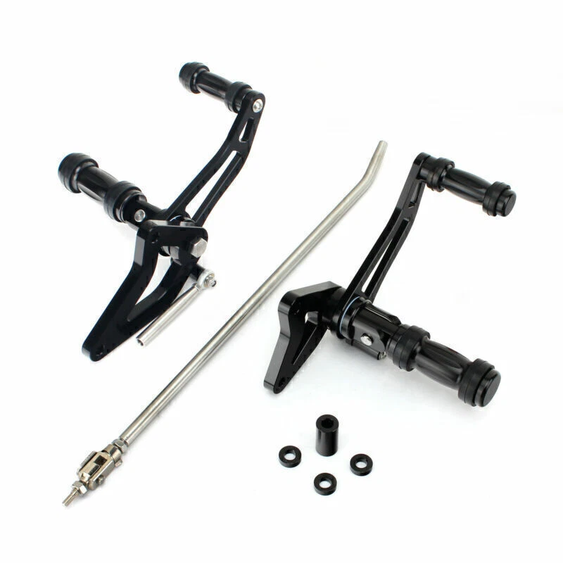 Aluminium Commandes Avancees Repose-pieds Pr Honda Shadow 600 VT600 1988-2007 - Photo 4/4