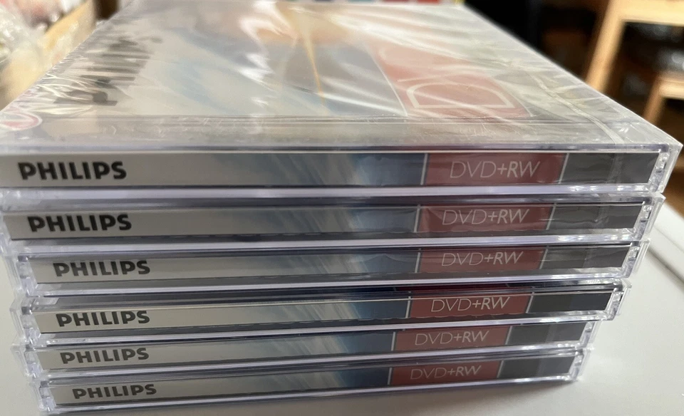 6 x Philips DVD+RW 4.7GB Data 120 Mins video 1-4x Certified Speed. FREE DELIVERY - Image 4 of 4