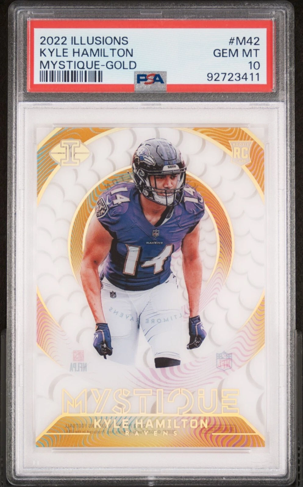 Kyle Hamilton Panini Illusions Mystique #M42 Gold