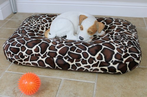 Bean Bag Dog Bed, Small Cushion Mattress Dog Bed, Washable Nesting Puppy Bed. - Picture 2 of 7