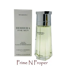 Carolina Herrera HERRERA for MEN Eau de Toilette Spray 3.4oz / 100ml  TESTER