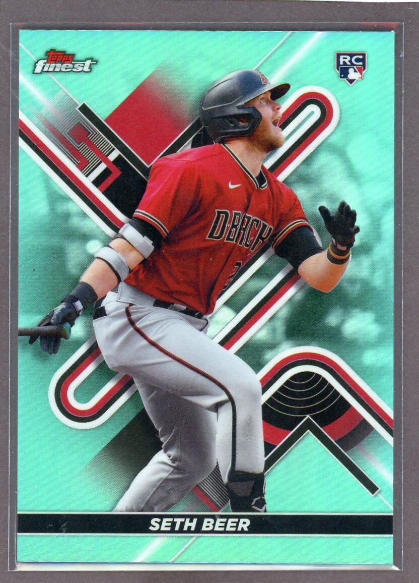 2022 Finest AQUA REFRACTORS 046/199 Seth Beer RC #18 Arizona Diamondbacks