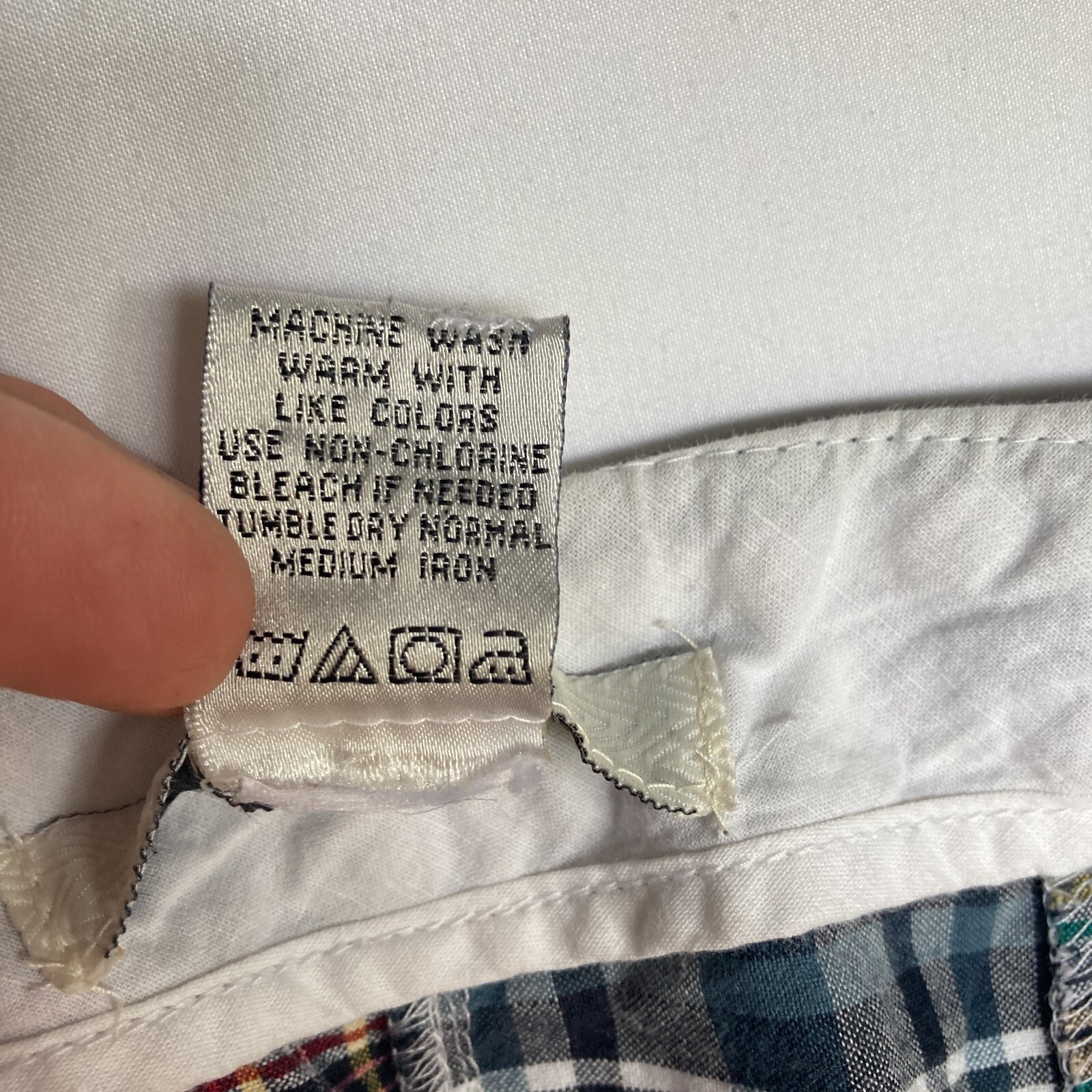 Y2k Cambridge Patchwork Plaid Button Front Hippie… - image 6