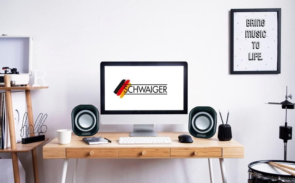 Thumbnail - Schwaiger - Ls1000 013 Stereo Speaker 6 W For Pc/laptops With Volume