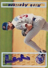 1996 Topps Stadium Club Team TSC 264 Rick Aguilera Minnesota Twins Baseball Card