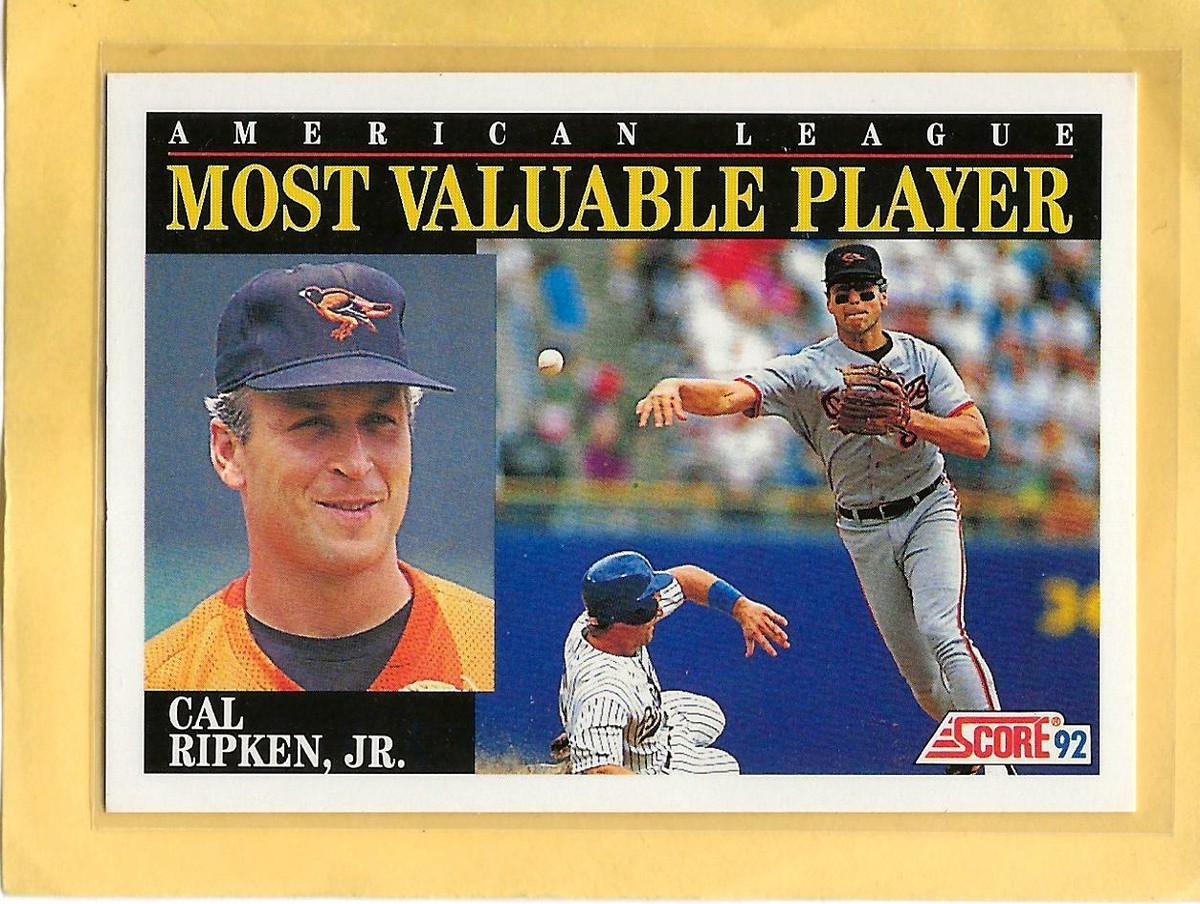 CAL RIPKEN, JR. - 1992 Score - 