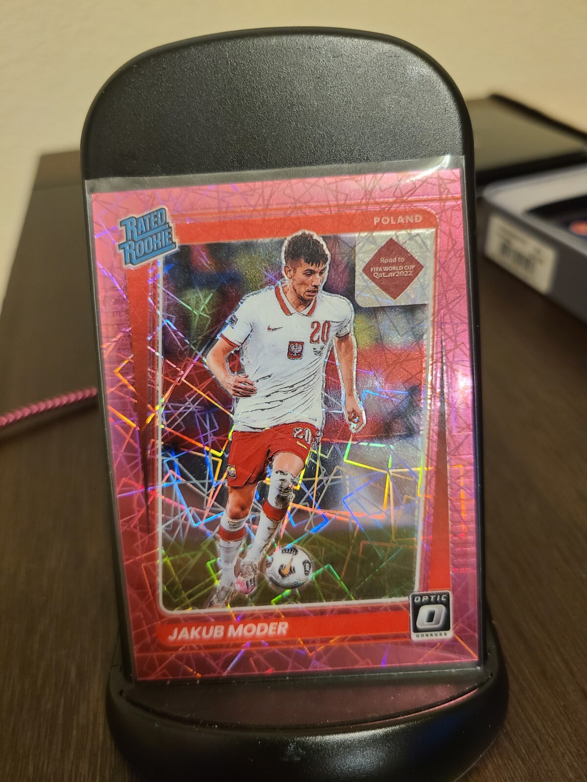 JAKUB MODER Rookie 6/25 Pink Velocity! 2021-22 Donruss OPTIC Prizm #179 POLAND