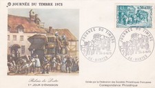 FRANCE 1973 FDC JOURNEE DU TIMBRE YT 1749