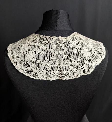 Victorian / Edwardian Antique Fashion Needle ? Lace Collar - Picture 2 of 13