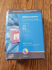 Office Depot HP 61 Tri-Color Ink Cartridge New Sealed