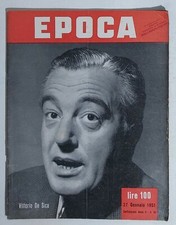 I104372 EPOCA 1951 a. II nr 16 - Vittorio De Sica / Eisenhower / Cina Mao