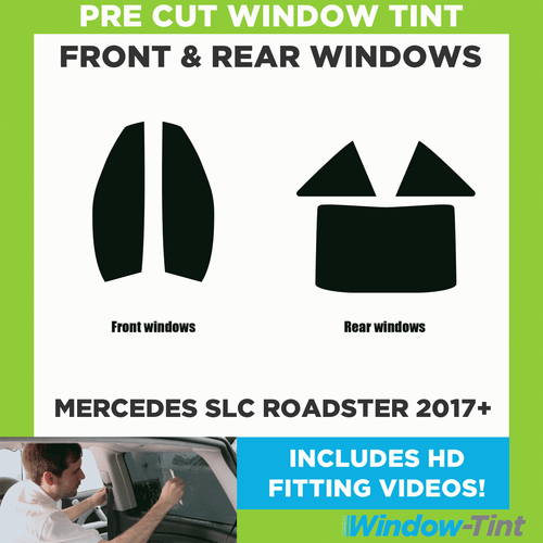 For Mercedes SLC Roadster 2017+ Full Pre Cut Window Tint Kit Front & Rear Film - Picture 1 of 5