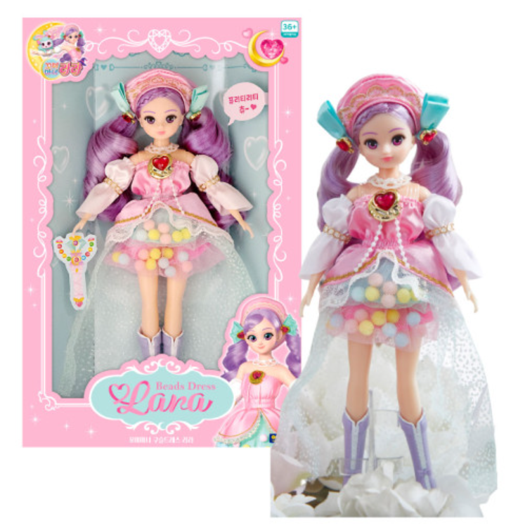 Komi Witch Lara : Beads Dress Lara Korean Barbie Doll Action