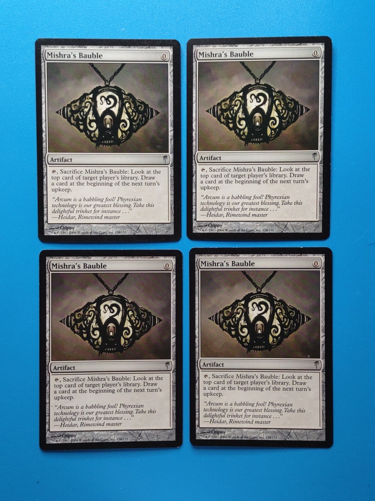 MTG 4x Mishra's Bauble x4 LP Coldsnap Magic the Gathering Playset eBay