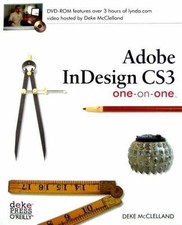 Adobe Indesign Cs3 One-On-One With DVD ROM by McClelland, Deke
