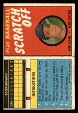 1970 Topps Scratch-Offs Baseball #8 Mike Hegan GD *d2