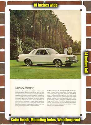 Metal Sign - 1975 Mercury Monarch Montego Comet (Sign Variant #08)