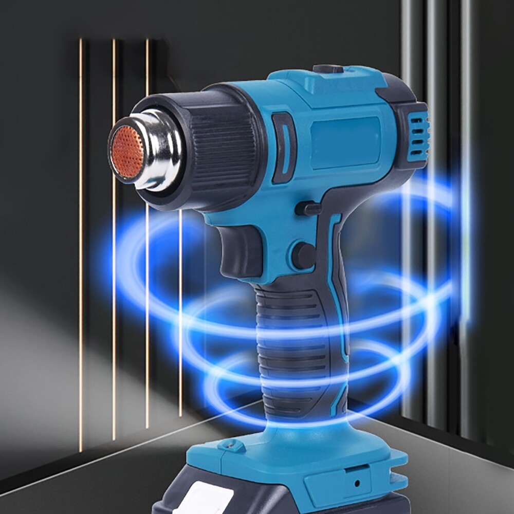Handheld Hot Air Gun Cordless Electric Heat Gun 7 Nozzles For Makita