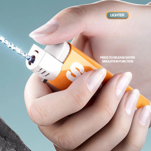 3x Prank Toy Water Gun Lighter Shape Decompression Toy Water Squirt toy for Kids - Picture 3 of 9
