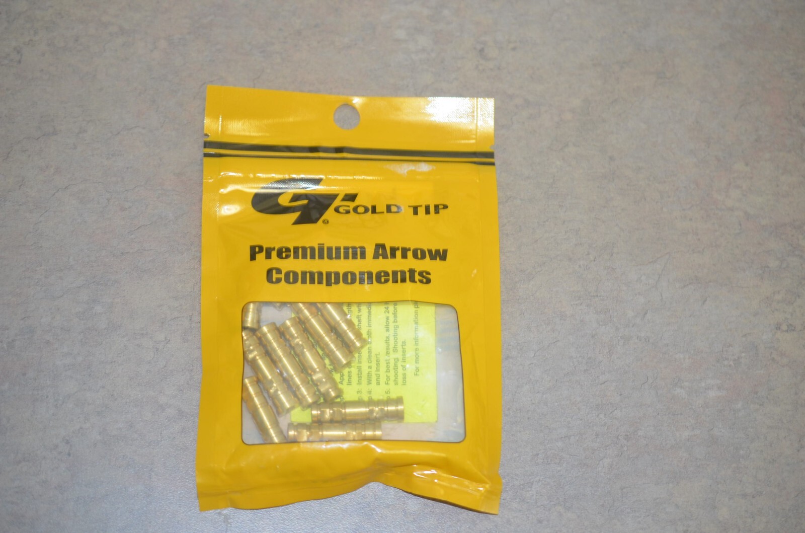 Gold Line Insert Gold Tip brass inserts .300 110G INS300110BR12 & .246 100G ...