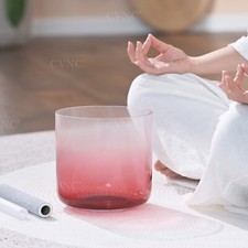 CVNC 432Hz 7 inch C Root Chakra Aria Crystal Alchemy Singing Bowl for Sound Heal