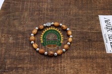 Wood Bracelet Olive Rosary Holy Land Handmade Beads Cross Jerusalem Religious