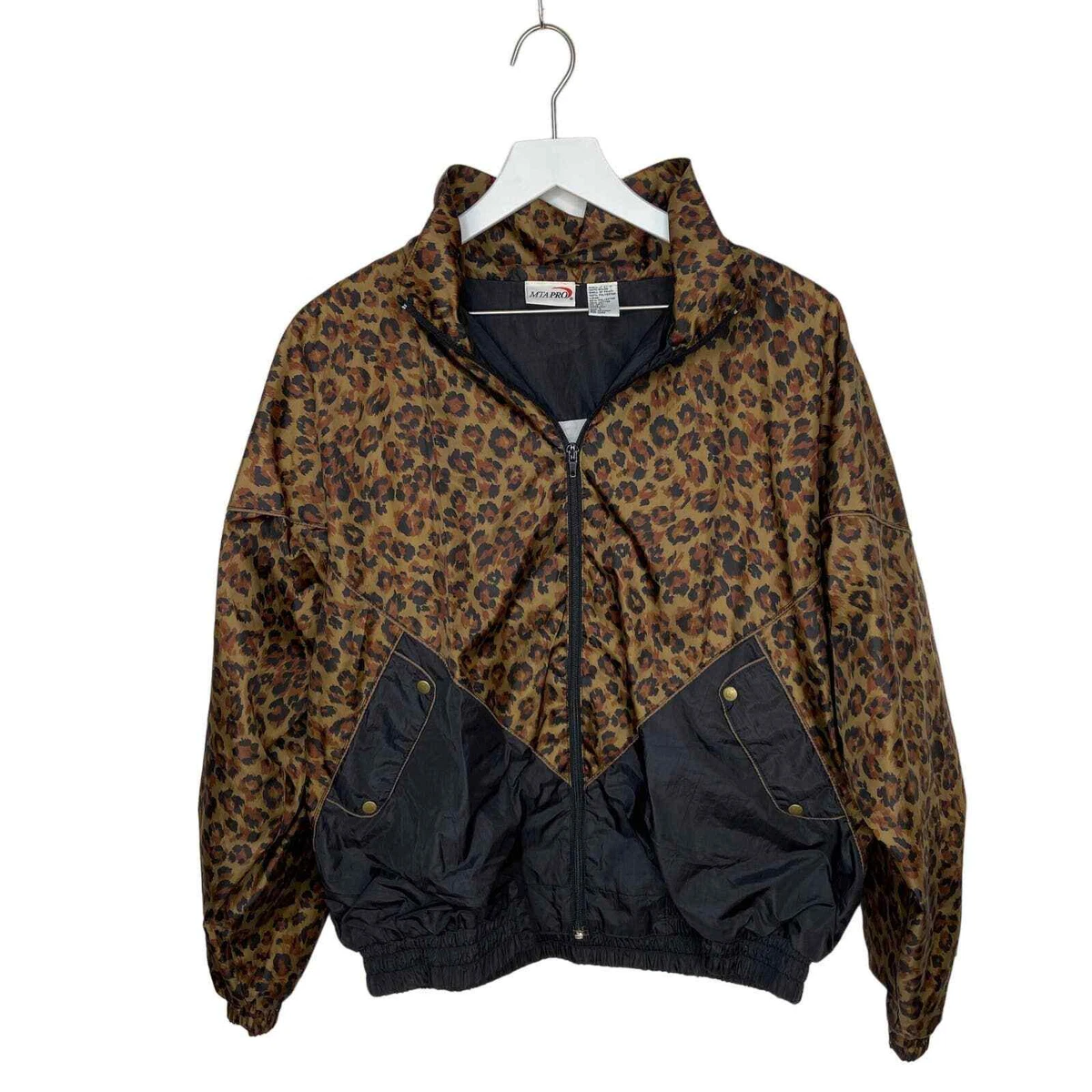 Animal print windbreaker cheap