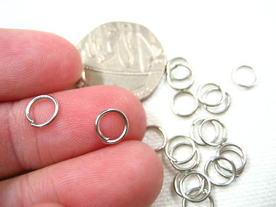 200 Teile Halskette Armband 6 mm Springen Schmuck Fundstücke Zubehör Biegering