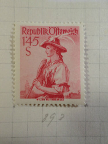 AUTRICHE AUSTRIA, 1958, timbre 893, COSTUME, neuf*, OSTERREICH VF MH STAMP - 第 1/1 張圖片