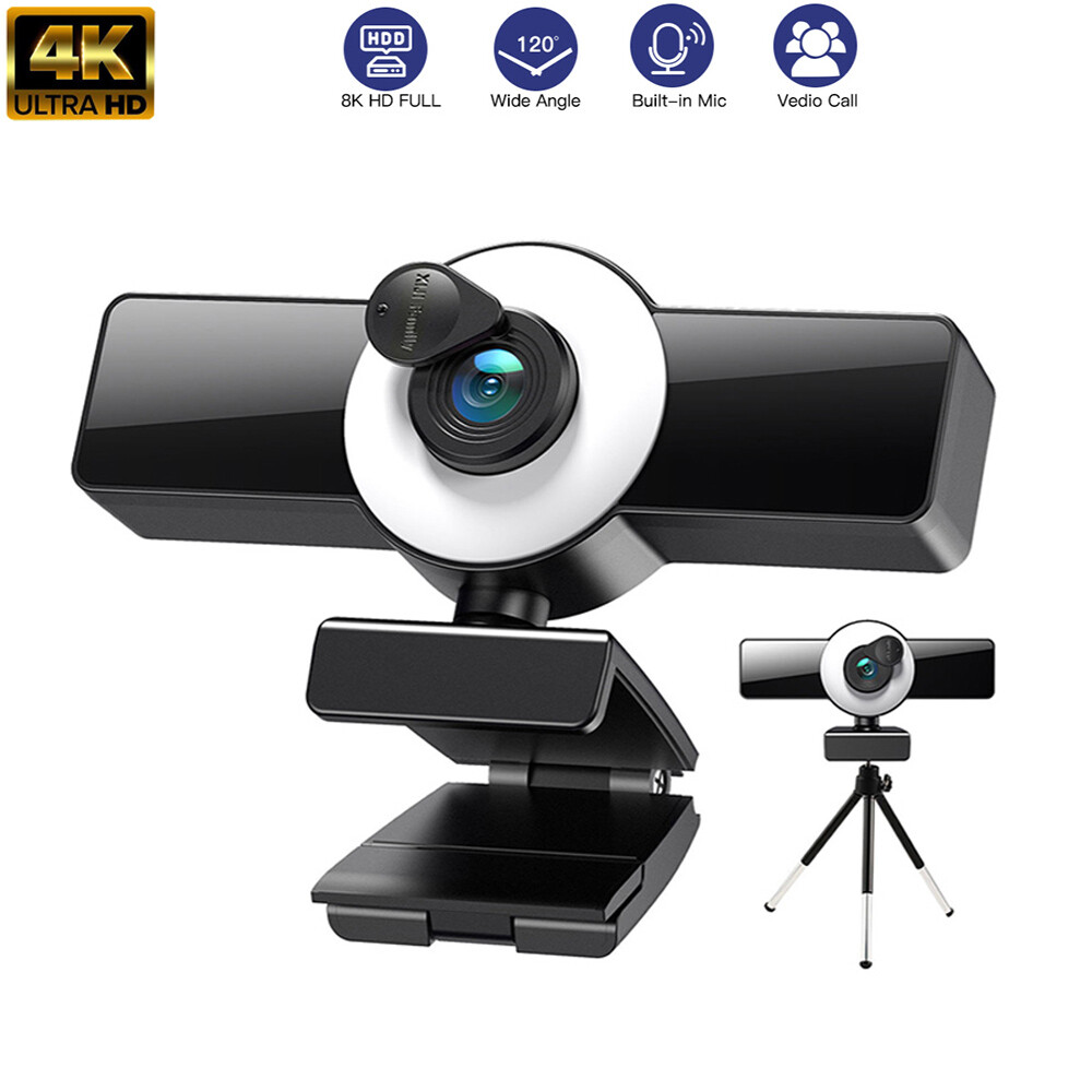 webcam auto focusing web camera 2K/4K/8K hd Cam microphone for PC Laptop Desktop-image