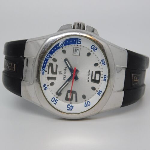 FESTINA 6717 Depose Quartz Men's Watch New Battery Needs a New Band Keeper