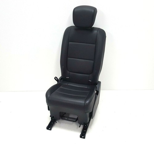 VW Sharan 7N Innenausstattung Sitz 2. Reihe Mitte Leder Einzelsitz schwarz