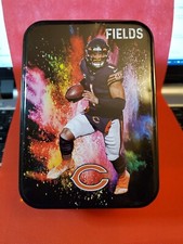 EMPTY Justin Fields MJ Holdings exclusive Collectible Color Blast Tin Bears QB