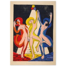 Ernst Ludwig Kirchner, Farbentanz, Poster