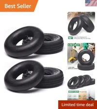 2 Pack 10" Heavy-Duty Utility Tires & Tubes - 4.10/3.50-4 - All-Purpose Solution