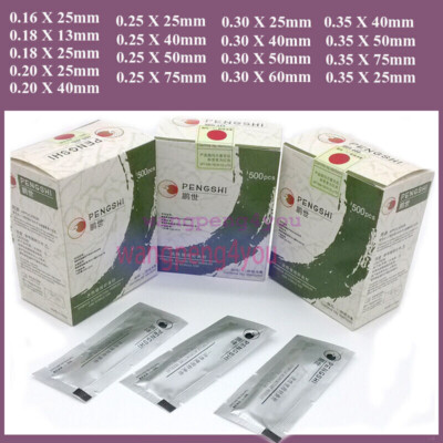 PengShi Acupuncture TCM Acu Needles with guide tube Longer handle Easier using