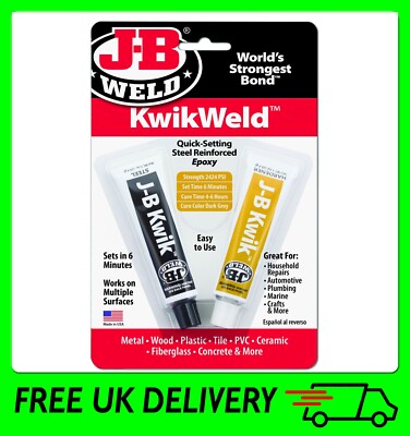 JB Weld Kwik Schweißen Schnellverstellstahl verstärkter Epoxidkleber [JB8276]