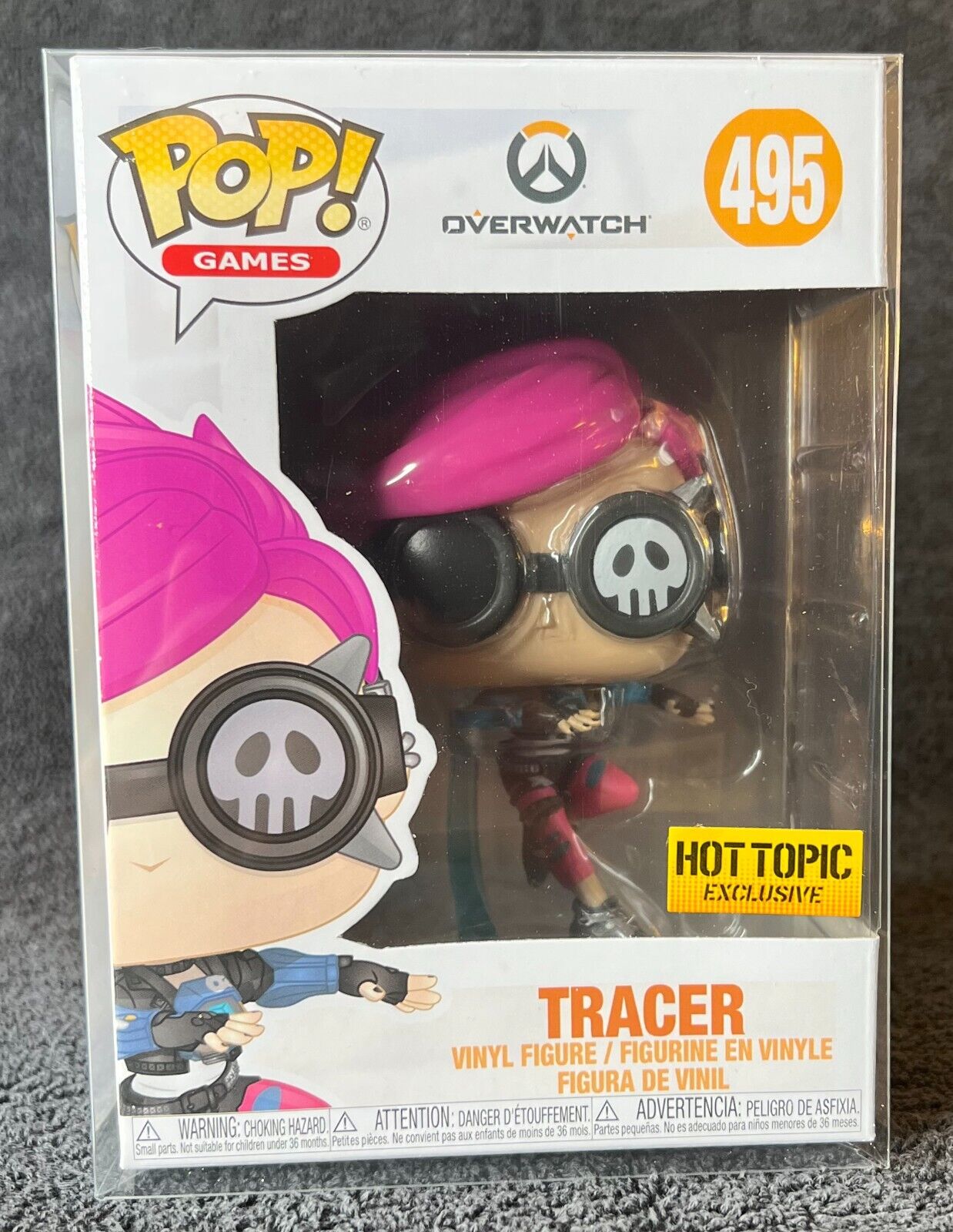 Boneco Funko Pop! Games Tracer 495 Overwatch Hot Topic Exclusive Colecione  Express