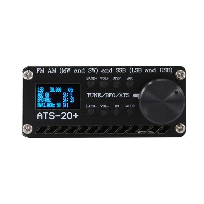 2024 ATS-20+ Plus ATS20 V2 SI4732 Radio Receiver DSP SDR Receiver FM AM and SSB