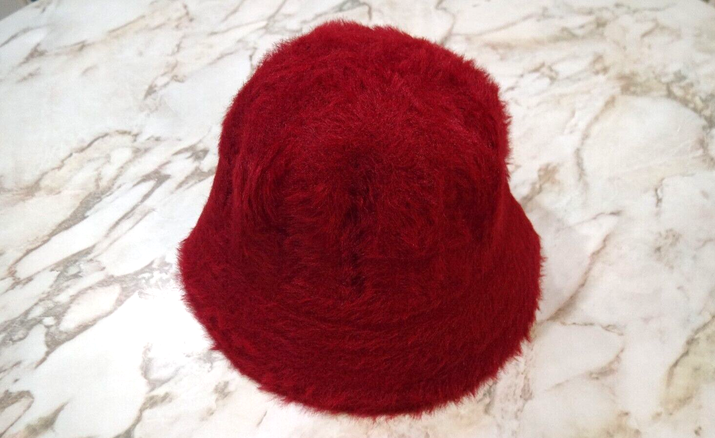 BUCKET HAT, by Urban Outfitters (New w/Tags), Unisex, One Size, Red, Fuzzy-image