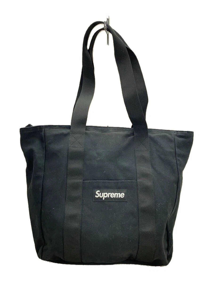 Sac fourre tout Supreme toile noir occasion