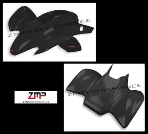 New Honda Trx 300ex Black Custom Front And Rear Fender Set Plastics Ebay