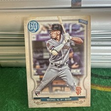 Topps 2020 Gypsy Queen Rookie Kean Wong #161 San Francisco Giants MLB Baseball