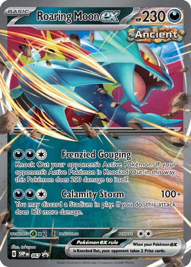Pokemon Roaring Moon ex (67/236) Scarlet & Violet Black Star Promos NM HOLO