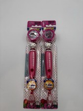 Lot Of 2 Hello Kitty FIREFLy Light Up Tooth Brush With Timer. Child NIP